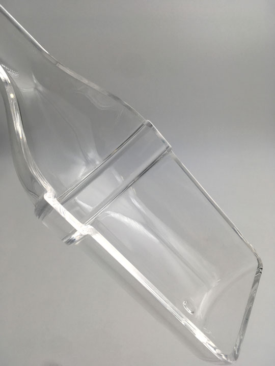 PROTOTYPE OF BOTTLE IN GLASS, PLEXIGLASS AND 3D PRINT - GLASS MODEL - 259112